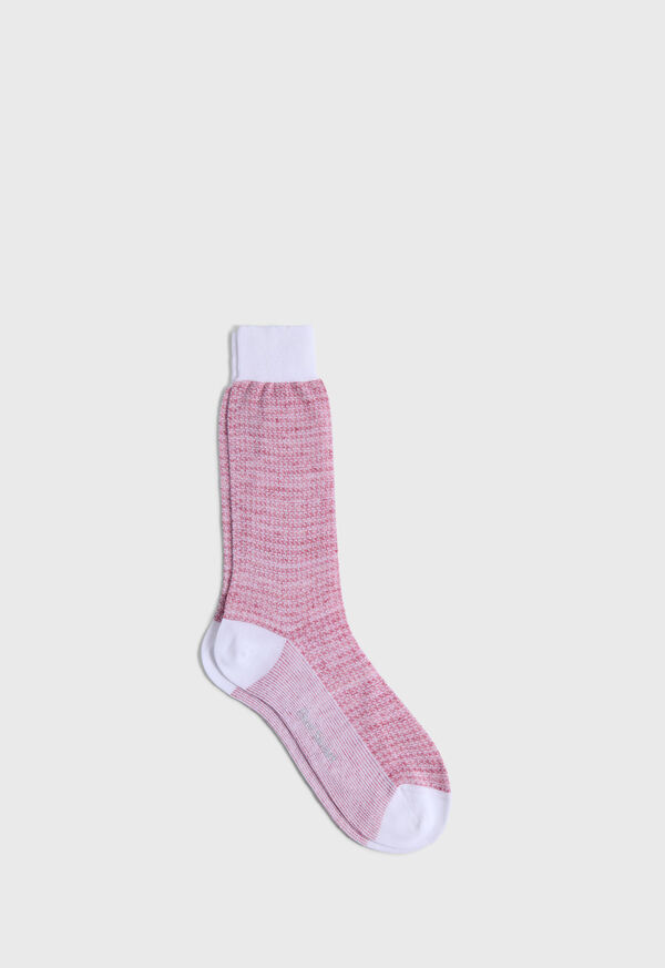 paul stuart Cotton & Linen Houndstooth Sock