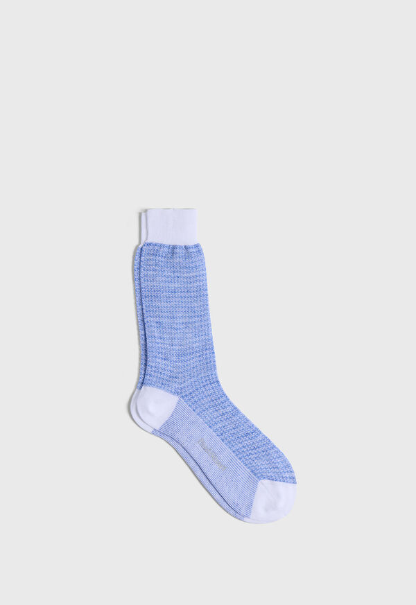 paul stuart Cotton & Linen Houndstooth Sock