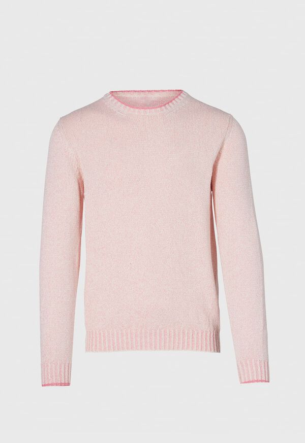 paul stuart Cotton Mouliné Crewneck Sweater