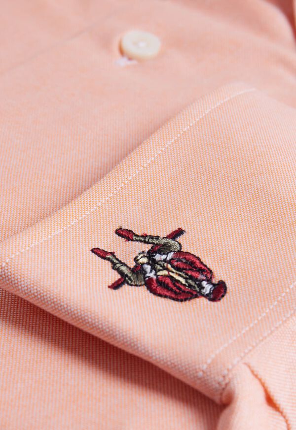 Paul Stuart Cotton Oxford Logo Sport Shirt