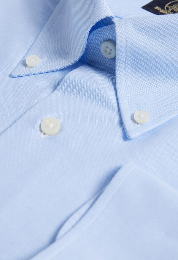 Paul Stuart Cotton Oxford Logo Sport Shirt