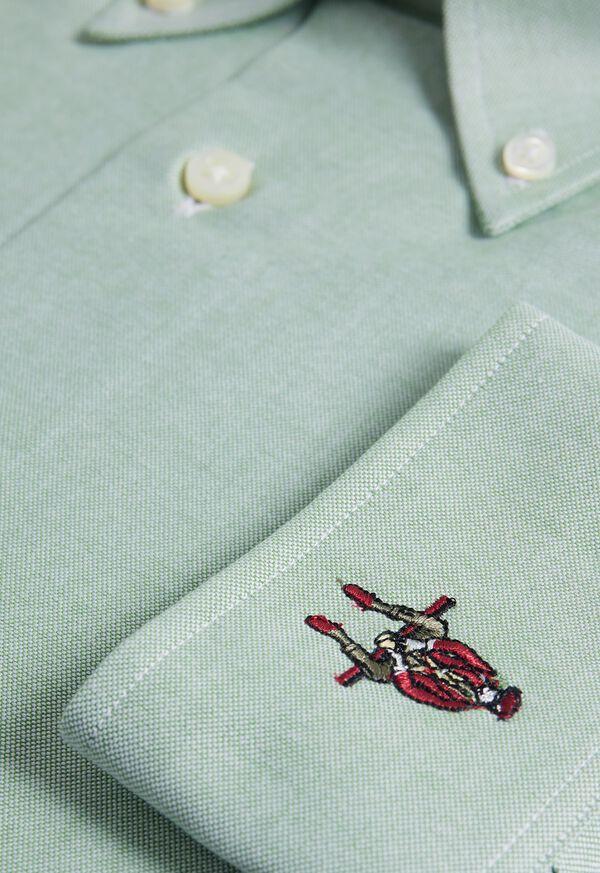 Paul Stuart Cotton Oxford Logo Sport Shirt