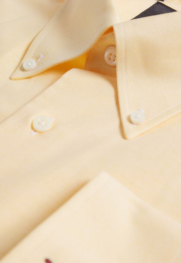 Paul Stuart Cotton Oxford Logo Sport Shirt