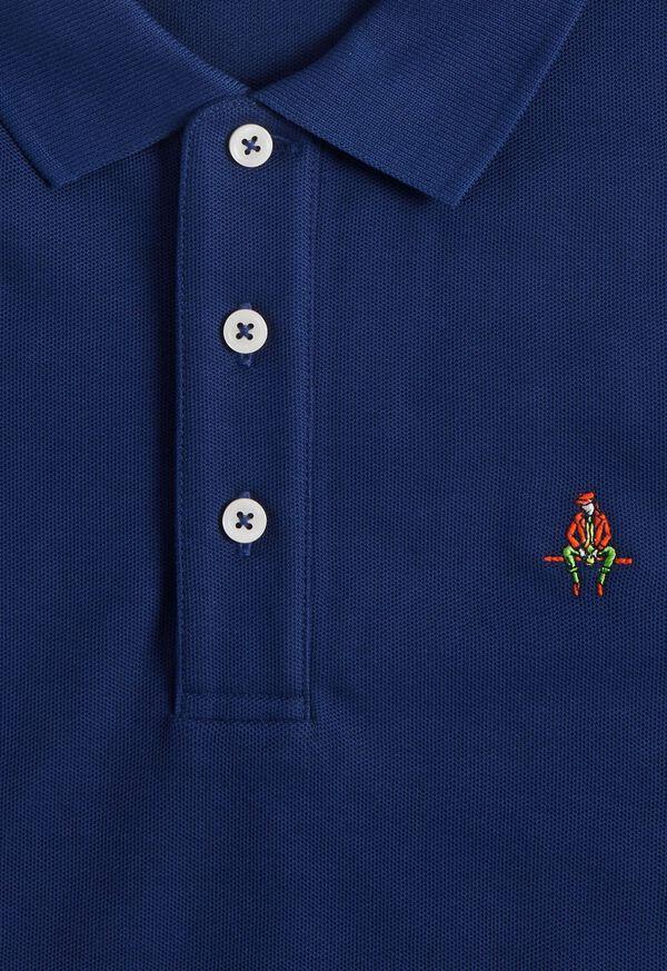 Paul Stuart Cotton Piqué Logo Polo