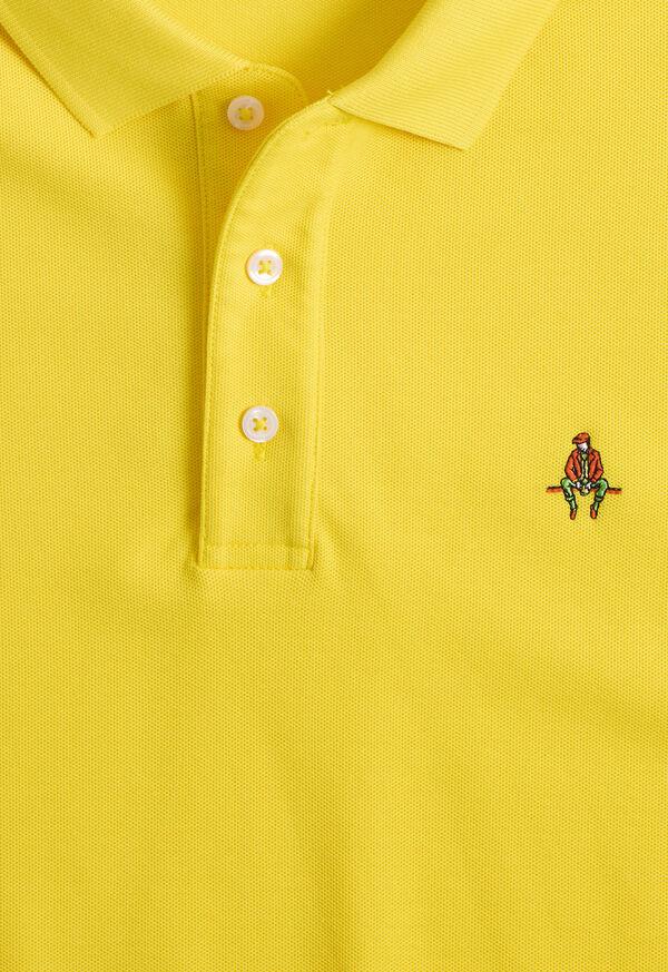 Paul Stuart Cotton Piqué Logo Polo