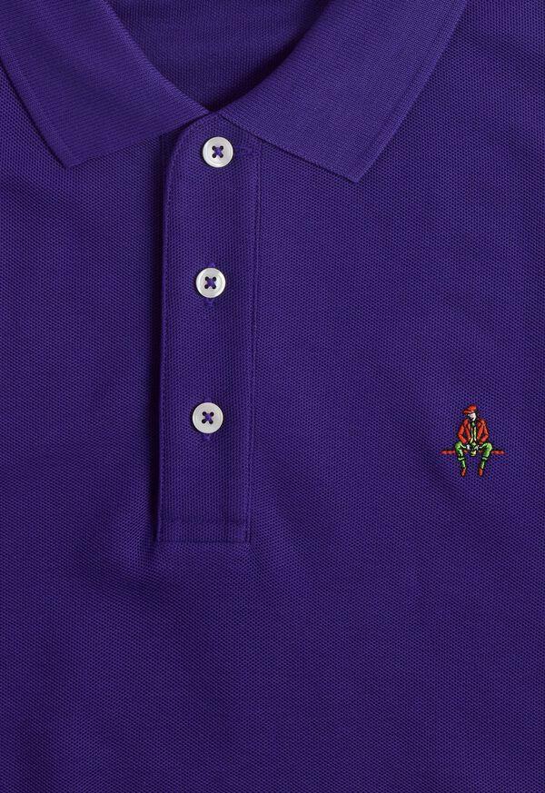Paul Stuart Cotton Piqué Logo Polo