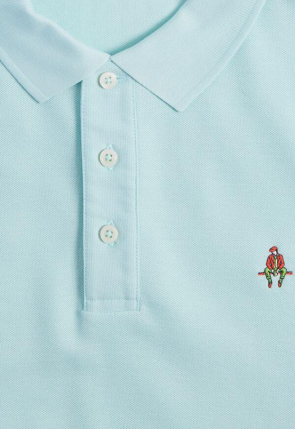 Paul Stuart Cotton Piqué Logo Polo