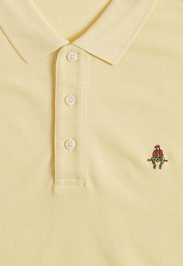 Paul Stuart Cotton Piqué Logo Polo