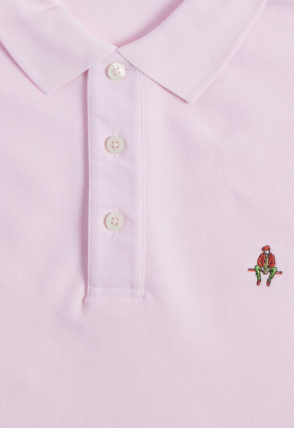 Paul Stuart Cotton Piqué Logo Polo