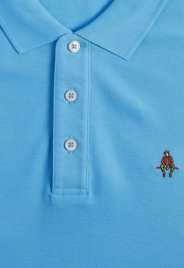 Paul Stuart Cotton Piqué Logo Polo