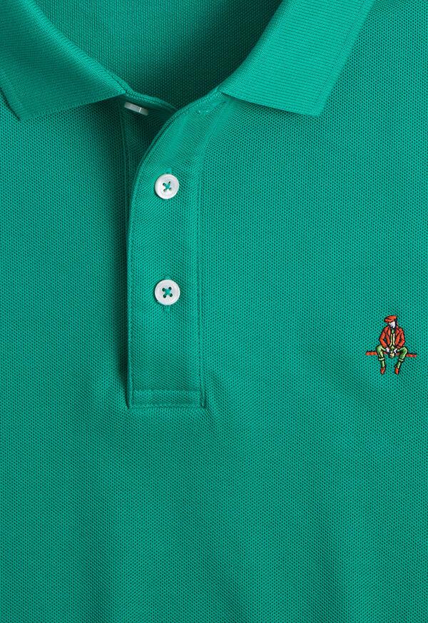 Paul Stuart Cotton Piqué Logo Polo