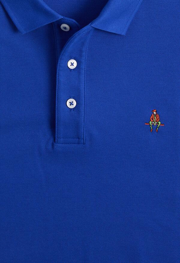 Paul Stuart Cotton Piqué Logo Polo