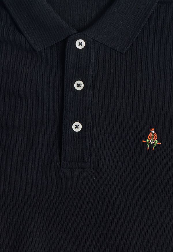 Paul Stuart Cotton Piqué Logo Polo