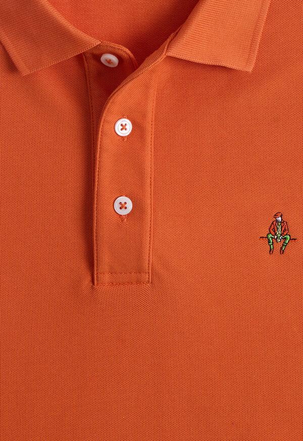 Paul Stuart Cotton Piqué Logo Polo