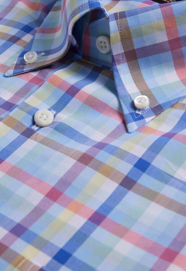 Paul Stuart Cotton Plaid Sport Shirt