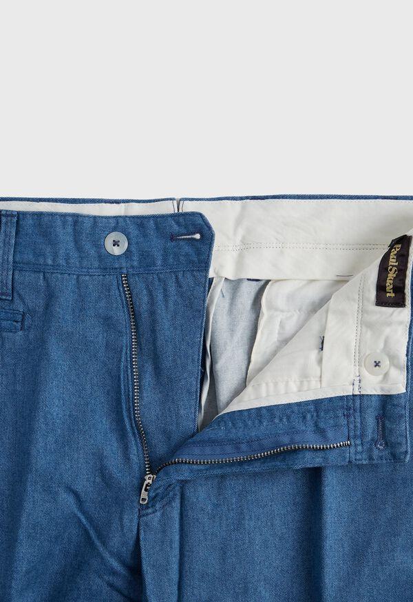 Paul Stuart Cotton Plain Front Dress Trouser