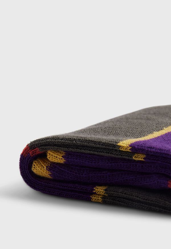Paul Stuart Cotton Regimental Stripe Sock