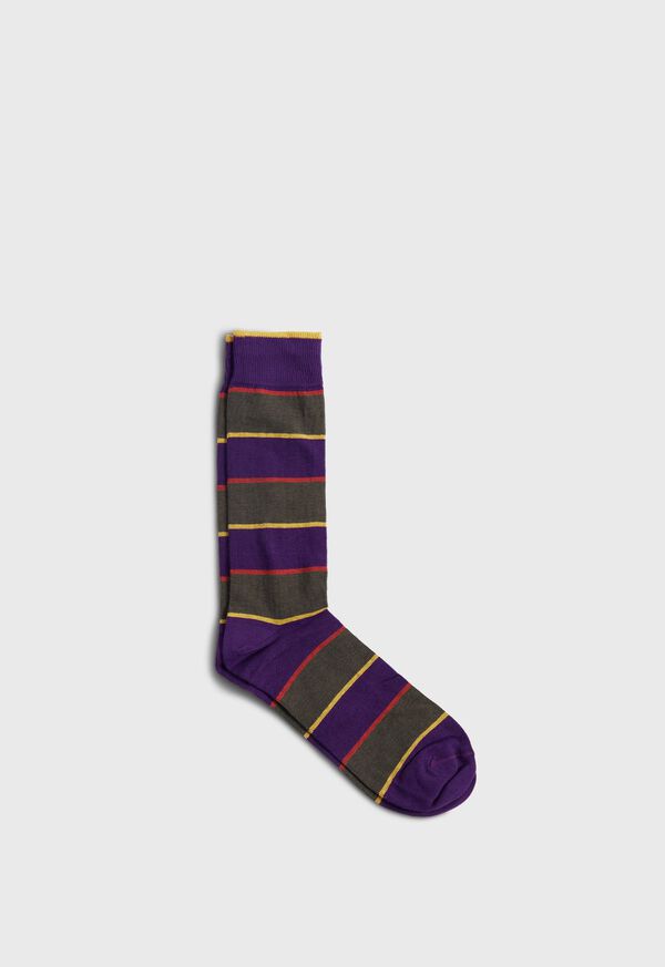 paul stuart Cotton Regimental Stripe Sock