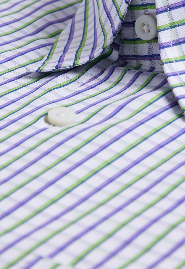 Paul Stuart Cotton Tattersall Sport Shirt