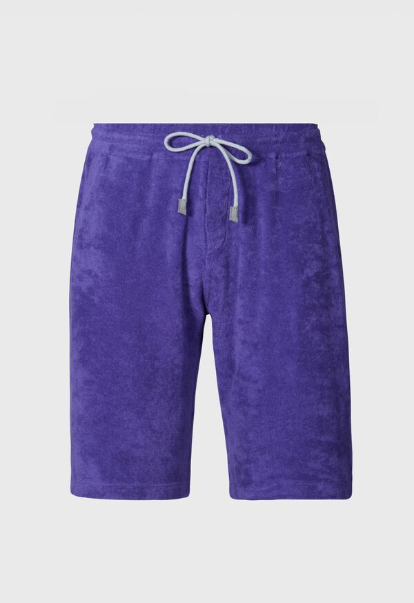 paul stuart Cotton Terry Cloth Drawstring Short