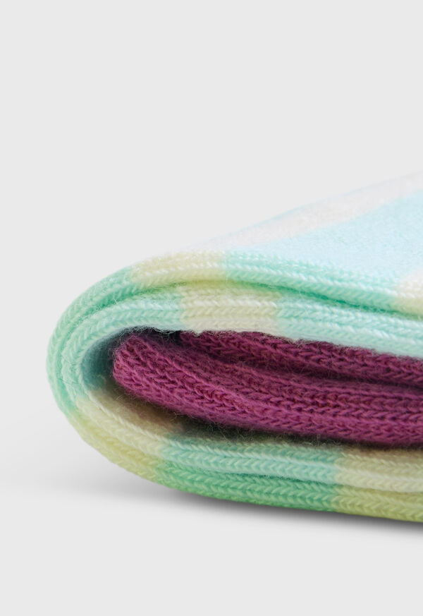 Paul Stuart Cotton Two Color Stripe Sock