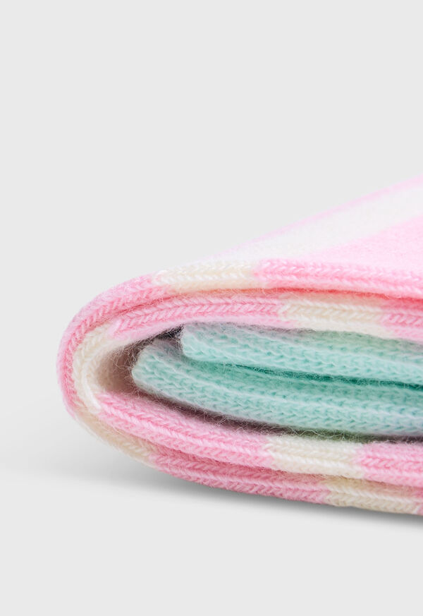 Paul Stuart Cotton Two Color Stripe Sock