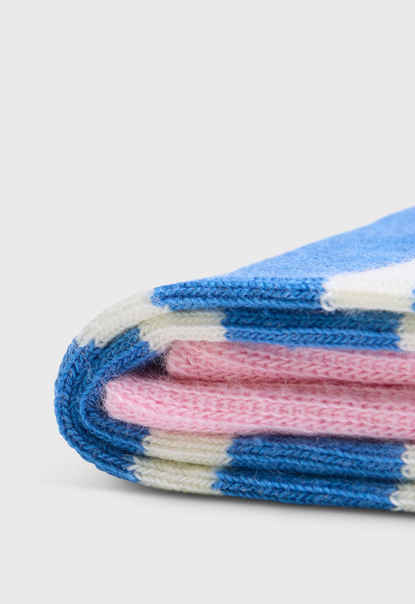 Paul Stuart Cotton Two Color Stripe Sock