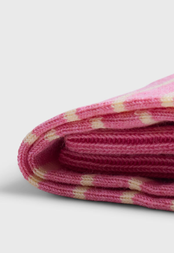 Paul Stuart Cotton Two-Tone Stripe Sock