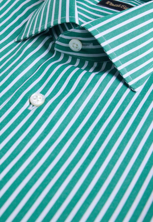 Paul Stuart Cotton Vertical Stripe Sport Shirt