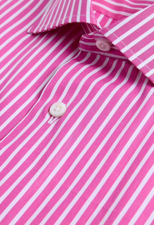 Paul Stuart Cotton Vertical Stripe Sport Shirt