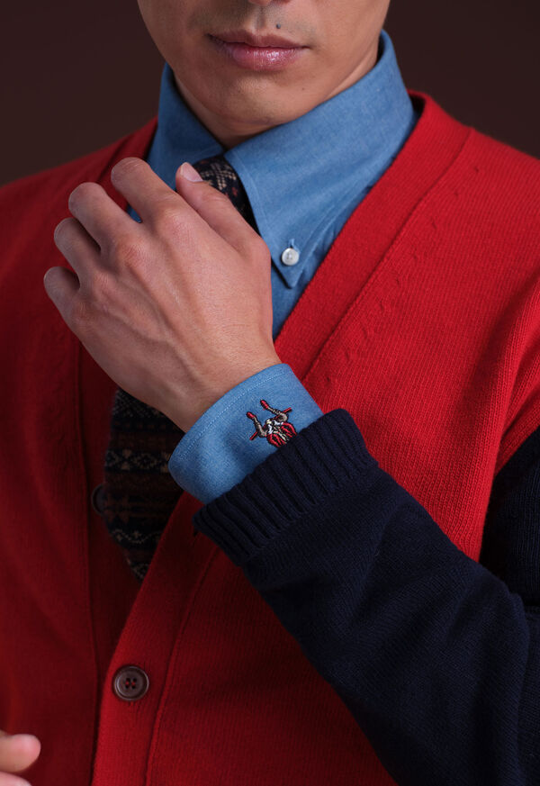 Paul Stuart Cotton Washed Denim Sport Shirt