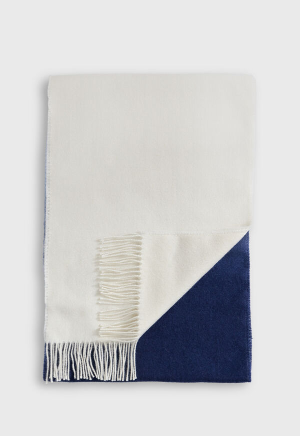 paul stuart Dip Dye Aplaca Scarf