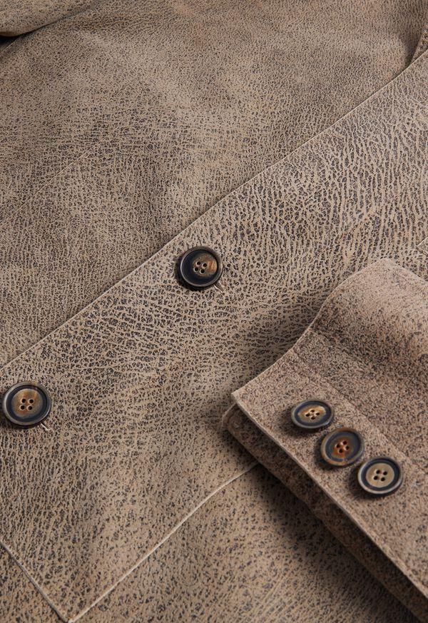 Paul Stuart Distressed Suede Jacket