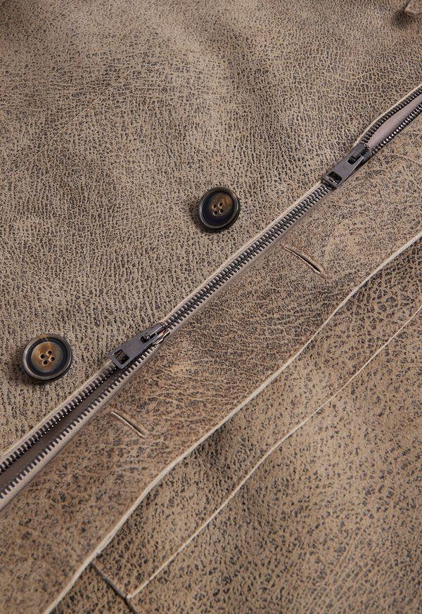 Paul Stuart Distressed Suede Jacket