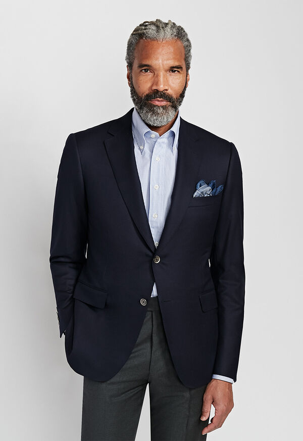 Paul Stuart Doeskin Super 120s Wool Paul Blazer
