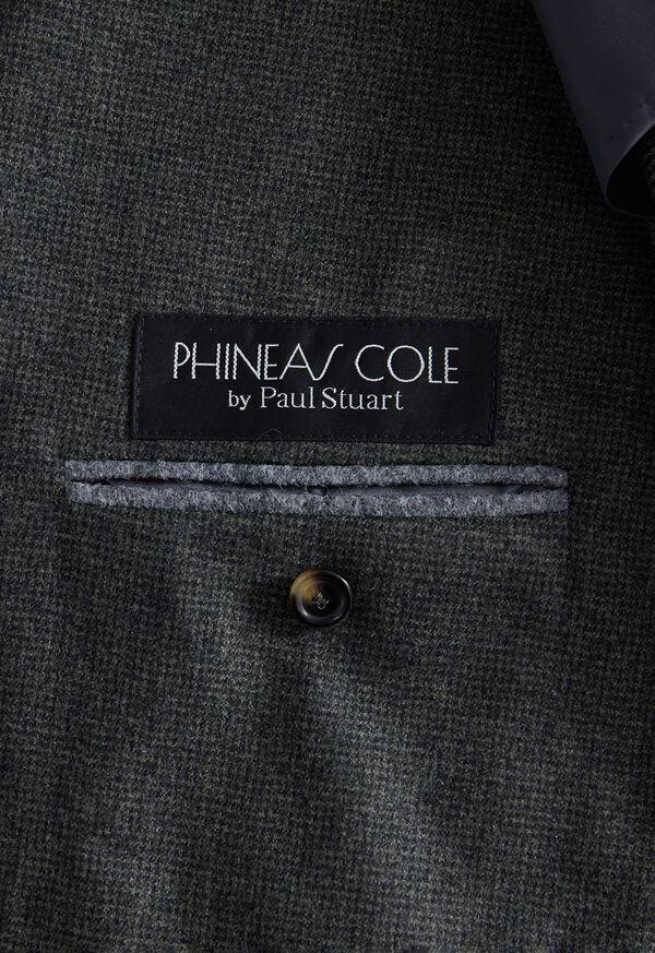 Paul Stuart Double Breasted Wool Houndstooth Suit