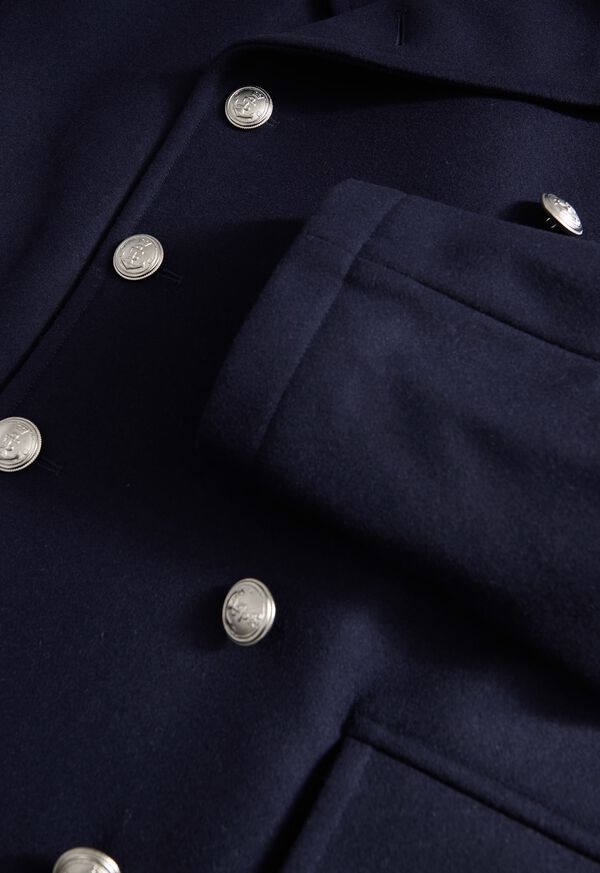 Paul Stuart Double Breasted Wool Overcoat