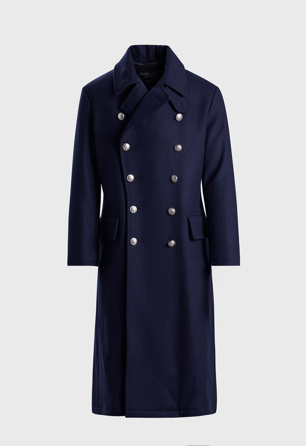 paul stuart Double Breasted Wool Overcoat