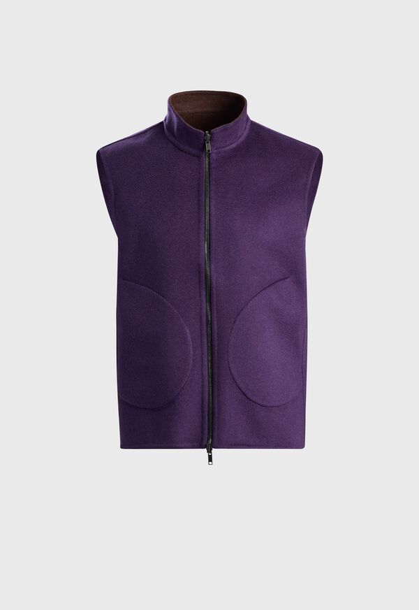 Paul Stuart Double Faced Cashmere Reversible Vest