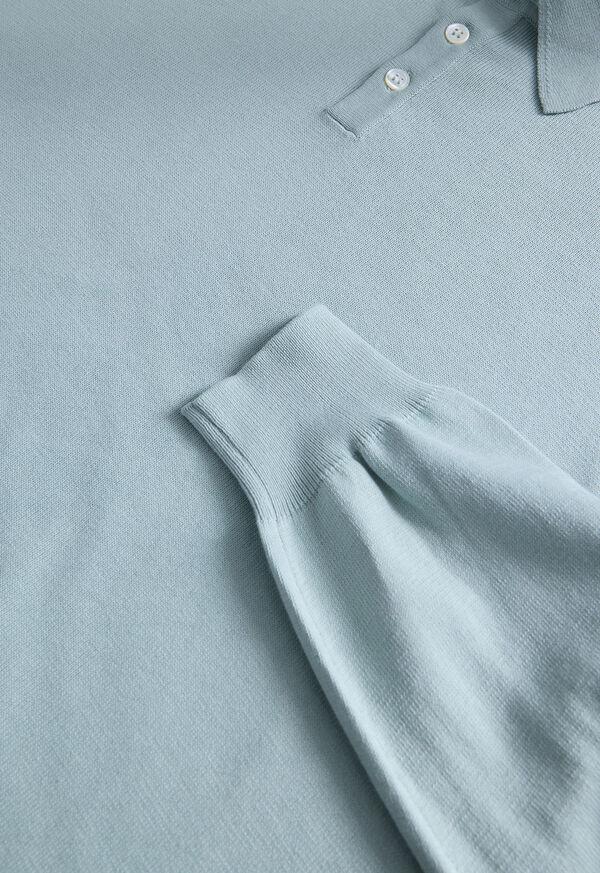 Paul Stuart Egyptian Cotton Long Sleeve Polo