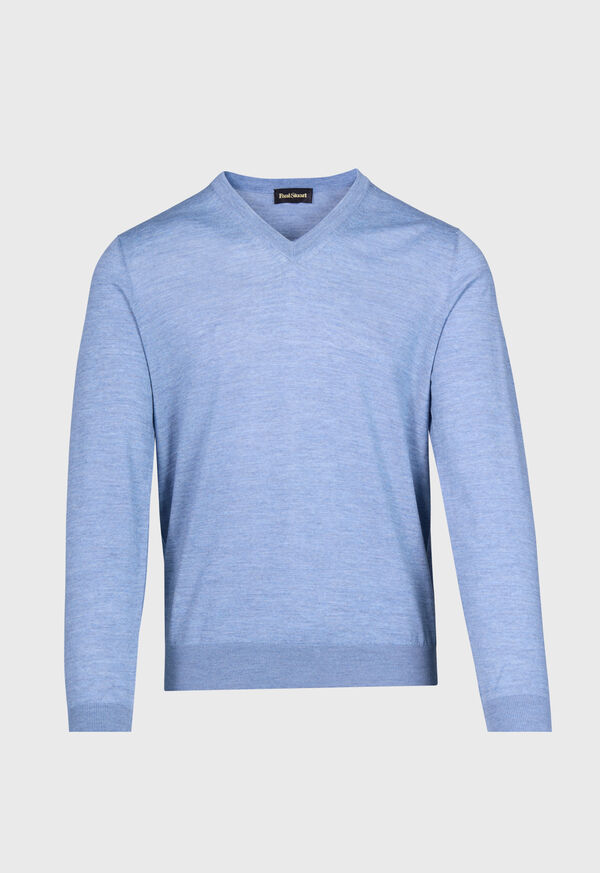 paul stuart Essential Merino Wool V-neck Sweater