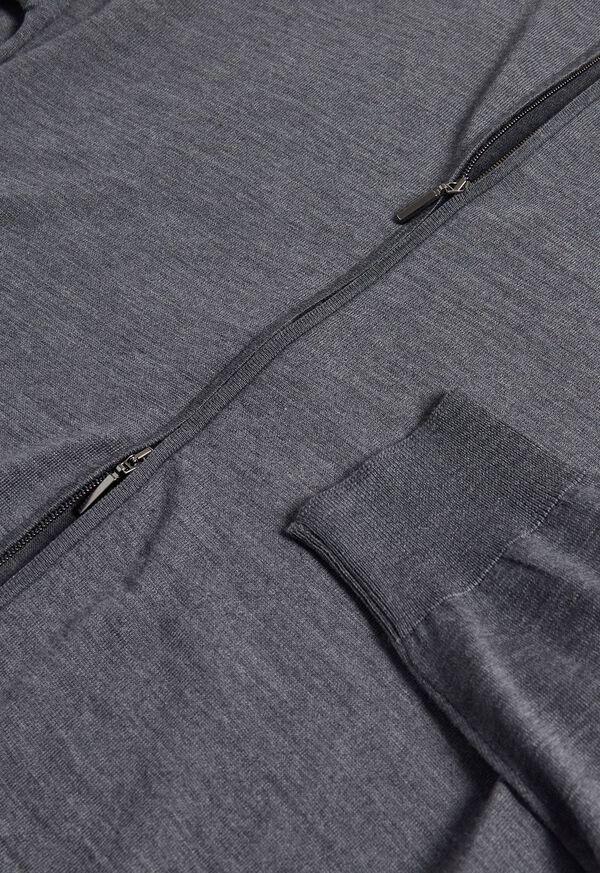 Paul Stuart Essential Merino Wool Zip Cardigan