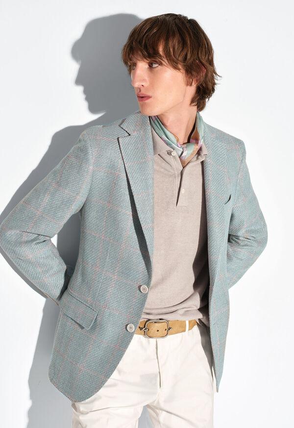 Paul Stuart Faded Windowpane Jacket