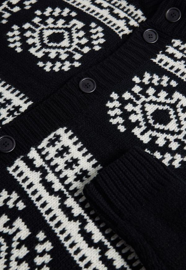 Paul Stuart Fair Isle Cardigan