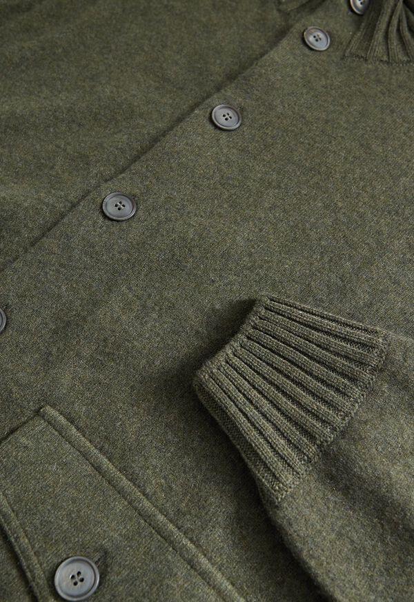 Paul Stuart Felted Cashmere Button-up Blouson