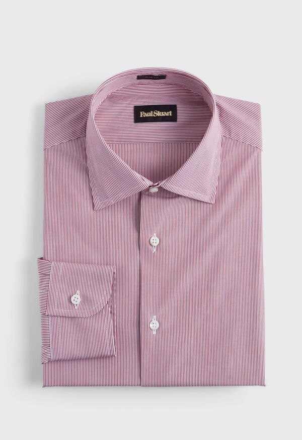 paul stuart Fine Stripe Slim Fit Dress Shirt
