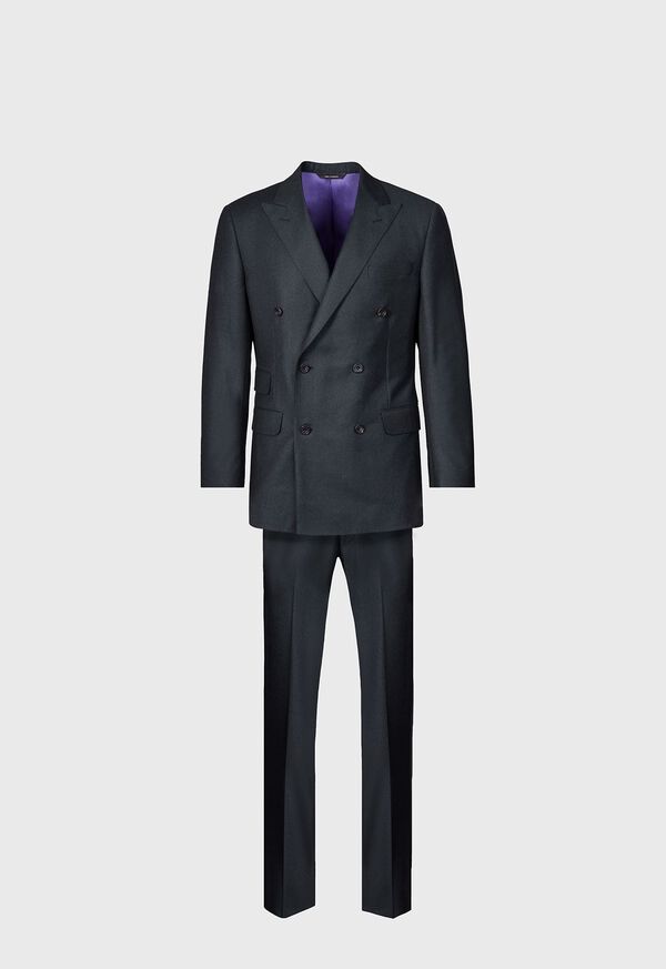 paul stuart Flannel Double Breasted Suit