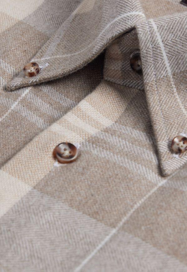 Paul Stuart Flannel Plaid Sport Shirt