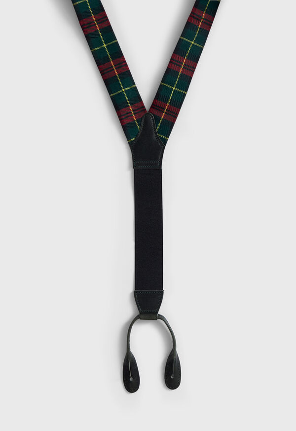 Paul Stuart Flannel Plaid Suspenders
