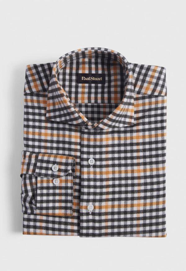paul stuart Flannel Small Plaid Sport Shirt